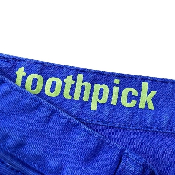 J. Crew Cobalt Blue Toothpick Stretch Super Skinny Jeans Size 25 - Picture 5 of 6